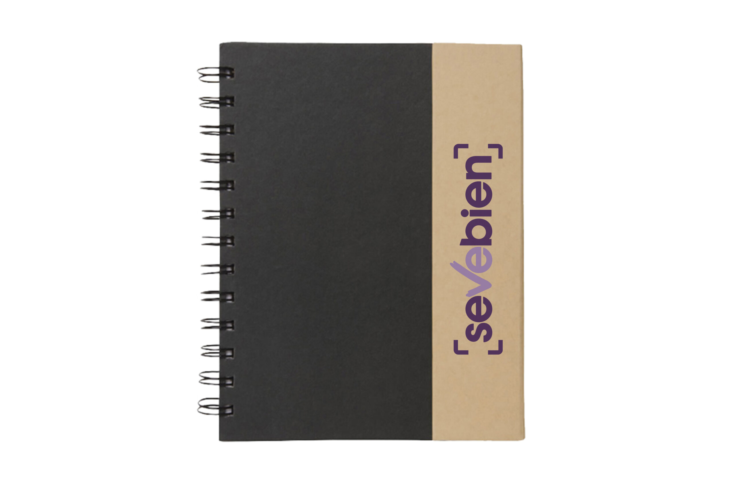 promocional_publicitario_libreta_T327_negro_logo LIBRETA "ECO" - Imagen 1
