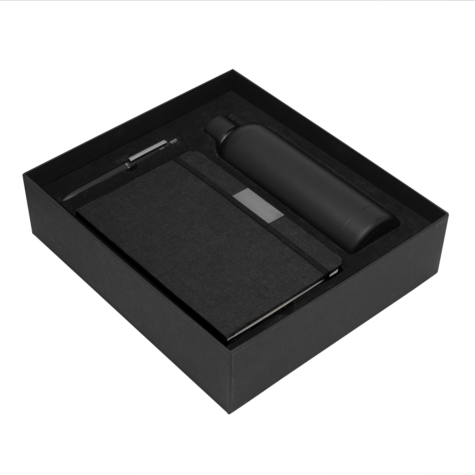alt_-promocional_publicitario_KIT_Libreta_Botella_tC3A9rmica_Boligrafo_S02_8 Set ejecutivo "DARK BOX" - Imagen 1