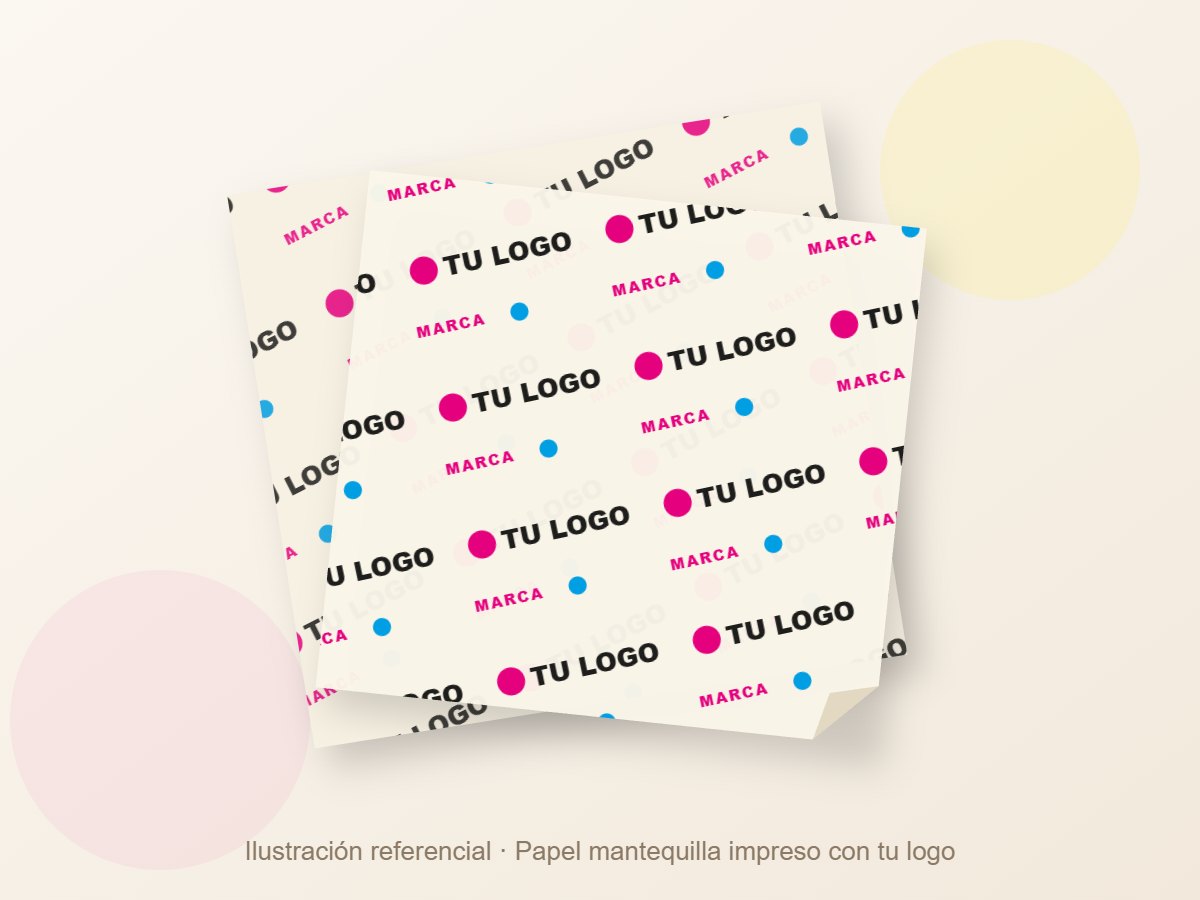 Papel mantequilla personalizado